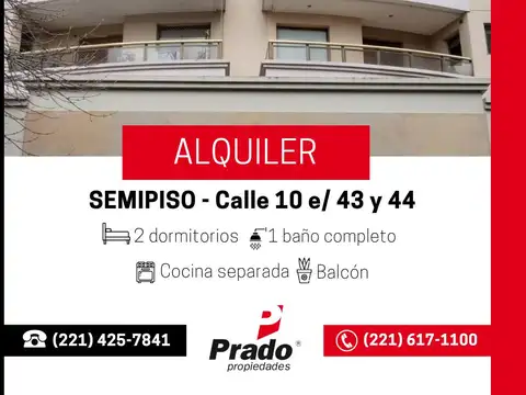 Departamento en Alquiler en Plaza Paso, La Plata