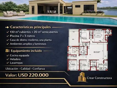 Casa en Venta en Los Tres Pinos, Countries y Barrios Cerrados en General Rodriguez