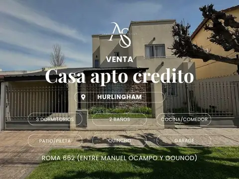 Casa en Venta en Barrio Arca, Hurlingham
