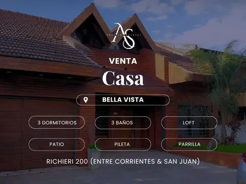 Casa en Venta en Bella Vista, Partido de San Miguel