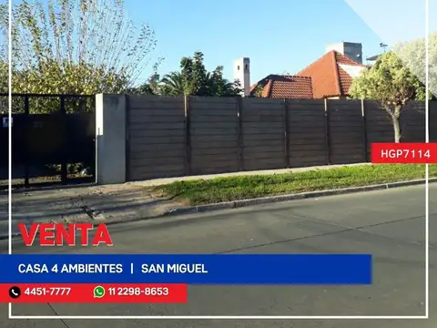 Casa en Venta en San Miguel, Partido de San Miguel