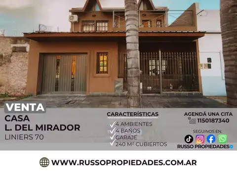 Casa en Venta en Lomas del Mirador, Partido de La Matanza