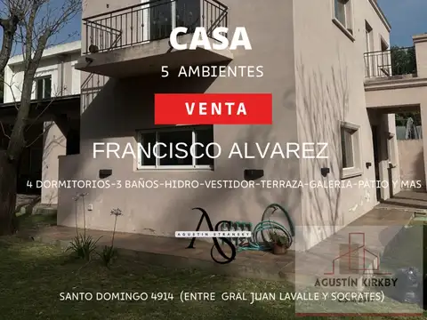 Casa en Venta en Francisco Alvarez, Partido de Moreno