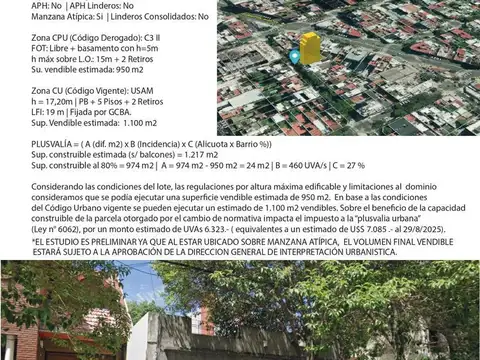 Terreno en Venta en Coghlan, Capital Federal