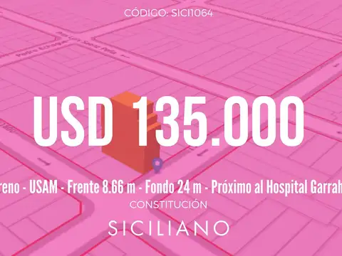 Terreno en Venta en Constitucion, Capital Federal