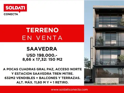 Terreno en Venta en Saavedra, Capital Federal