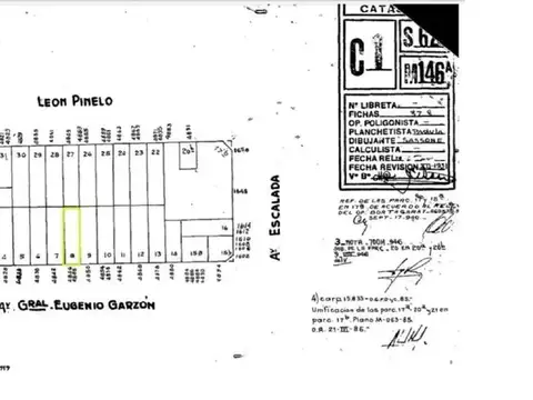 Terreno en Venta en Parque Avellaneda, Capital Federal