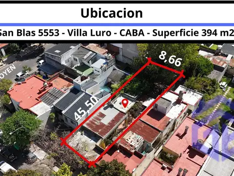 Terreno en Venta en Villa Luro, CABA