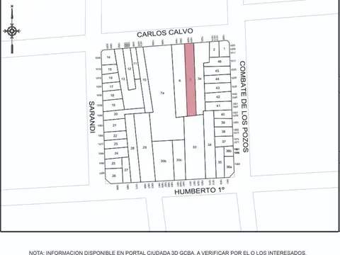Terreno en Venta en San Cristobal, CABA