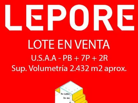 Terreno en Venta en San Cristobal, CABA