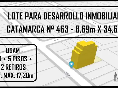 Terreno en Venta en San Cristóbal, CABA