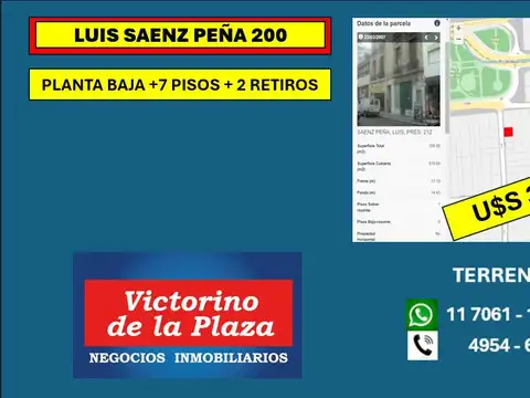 Terreno en Venta en Congreso, CABA