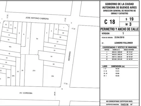 Terreno en Venta en Palermo, CABA