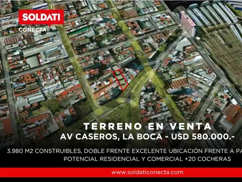 Terreno en Venta en Barracas, Capital Federal