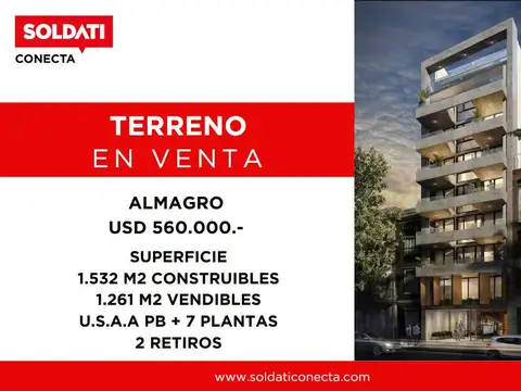 Terreno en Venta en Boedo, CABA