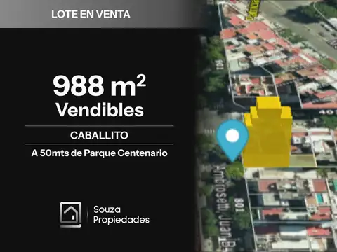 Terreno en Venta en Caballito, Capital Federal