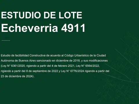 Terreno en Venta en Villa Urquiza, CABA