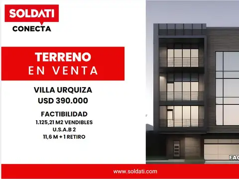 Terreno en Venta en Villa Urquiza, Capital Federal