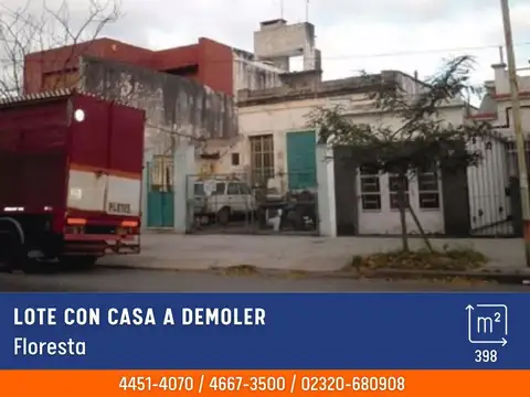 Terreno en Venta en Floresta, Capital Federal