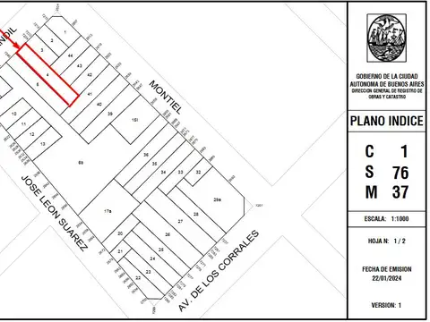 Terreno en Venta en Mataderos, CABA