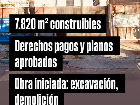 Terreno en Venta en Parque Patricios, CABA