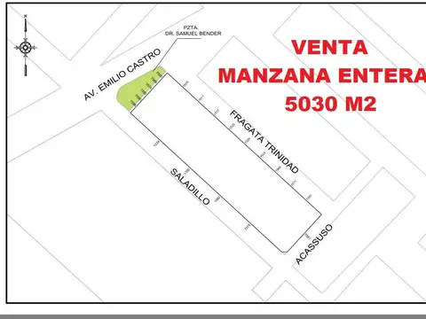 Terreno en Venta en Mataderos, CABA