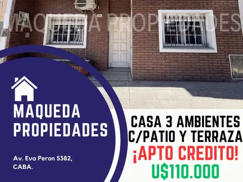 Casa en Venta en Villa Lugano, Capital Federal