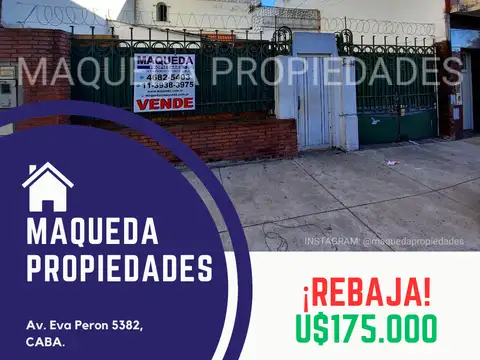 Casa en Venta en Mataderos, Capital Federal