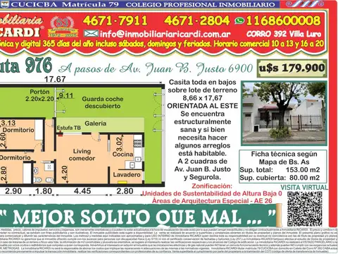 Casa en Venta en Floresta, Capital Federal