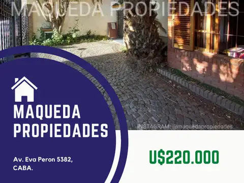 Casa en Venta en Parque Avellaneda, Capital Federal