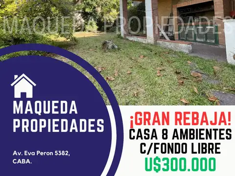 Casa en Venta en Parque Avellaneda, Capital Federal
