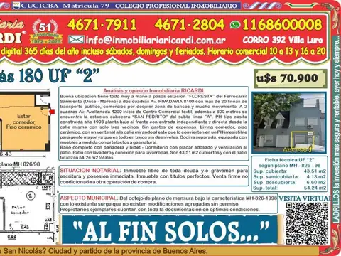 PH en Venta en Floresta, Capital Federal