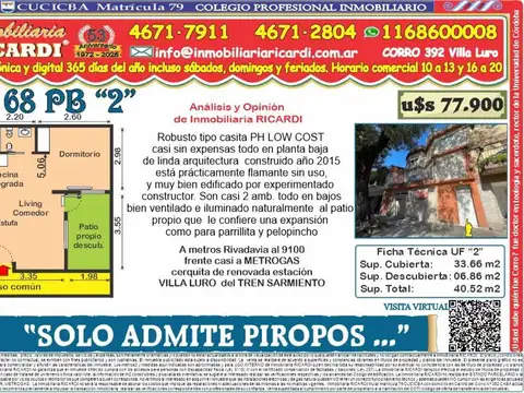 PH en Venta en Floresta, Capital Federal