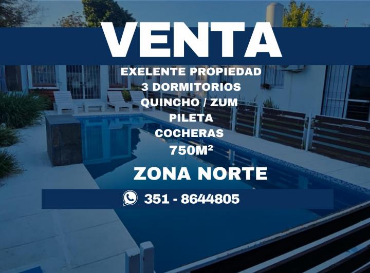 Casa · 240m² · 5 Ambientes · 2 Cocheras