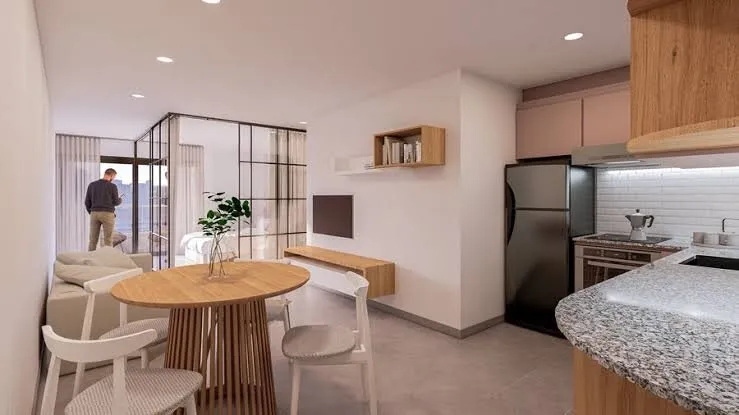 VENTA LOFT CON BALCON TERRAZA  EN GUEMES - En Obra