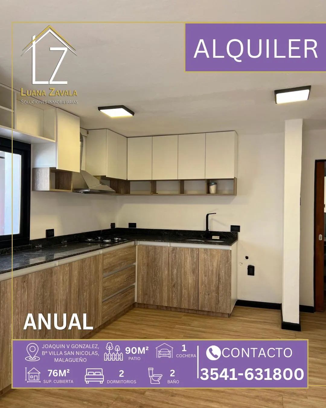 CASA EN ALQUILER B Villa San Nicolás, Malagueño
