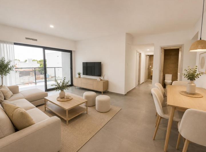 Departamento · 74m² · 3 Ambientes · 1 Cochera