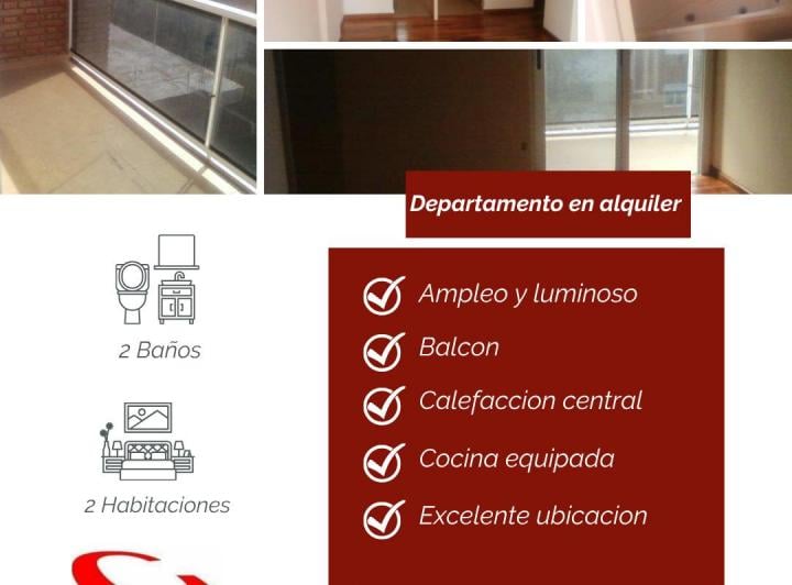Departamento · 78m² · 2 Ambientes