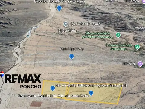 Campo en Venta en Ampajango, Santa María