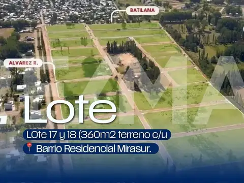 Terreno en Venta en Plottier, Confluencia