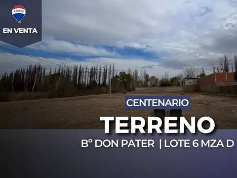 Terreno en Venta en Centenario, Confluencia