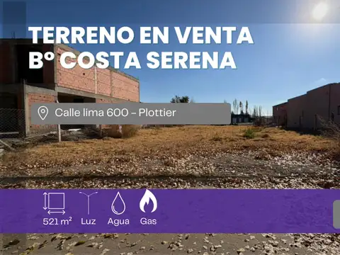 Terreno en Venta en Plottier, Confluencia
