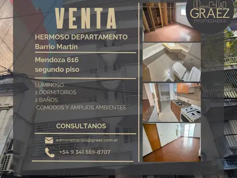 Departamento en Venta en Martín, Rosario