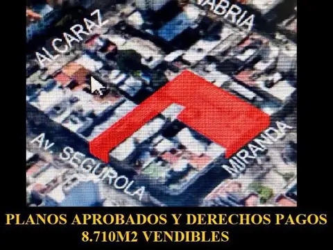 Terreno en Venta en Villa del Parque, CABA