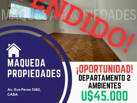 Departamento en Venta en Mataderos, Capital Federal