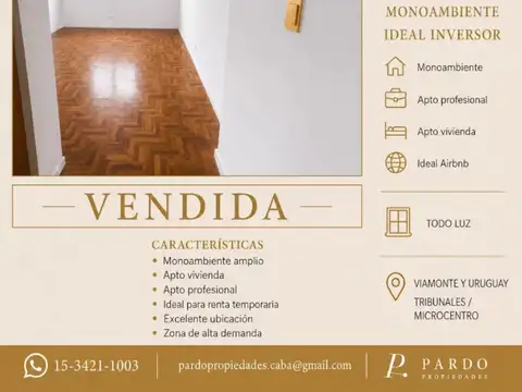 Departamento en Venta en San Nicolás, Capital Federal