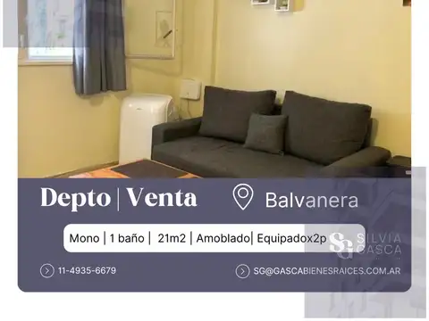 Departamento en Venta en Balvanera, CABA
