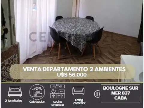 Departamento en Venta en Balvanera, CABA
