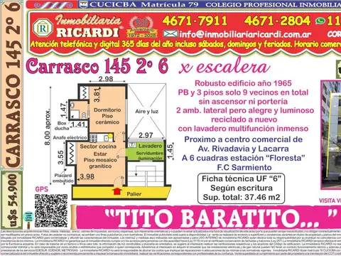 Departamento en Venta en Velez Sarsfield, Capital Federal