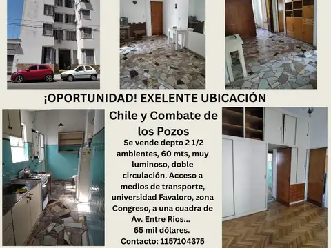 Departamento en Venta en Congreso, CABA